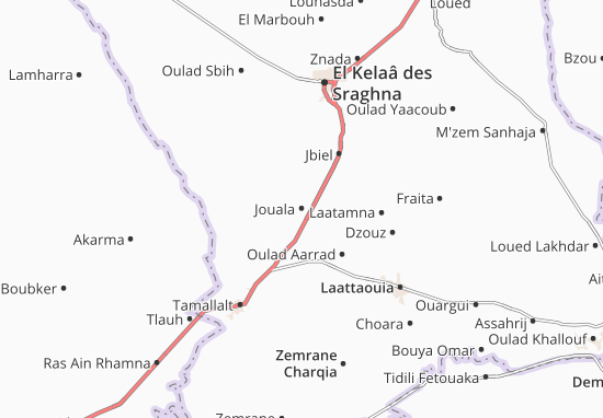 Karte Stadtplan Jouala