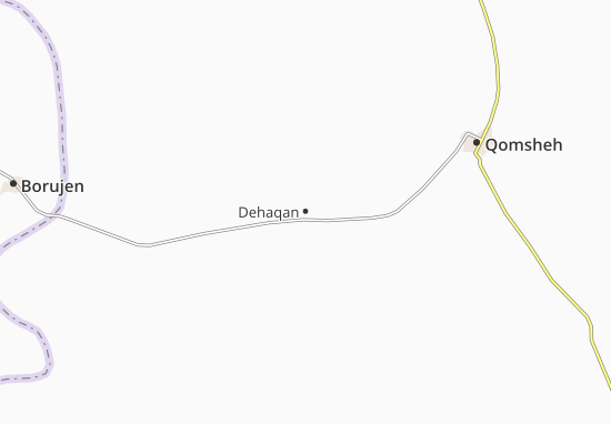 Karte Stadtplan Dehaqan