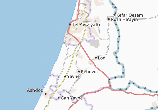 Rishon Leziyyon Map