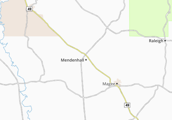 Mapa Mendenhall