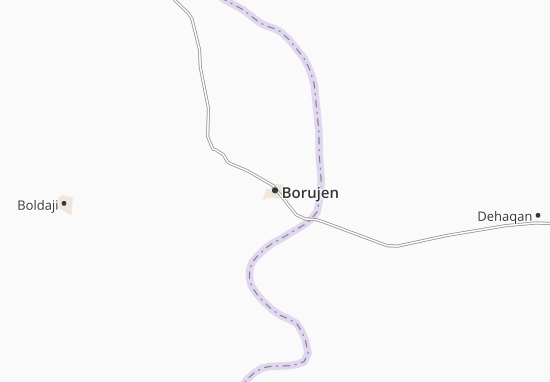 Karte Stadtplan Borujen