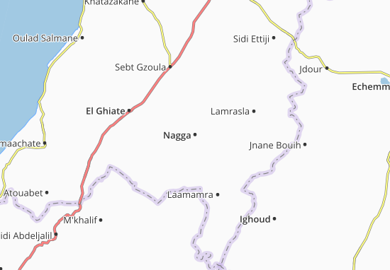 Karte Stadtplan Nagga