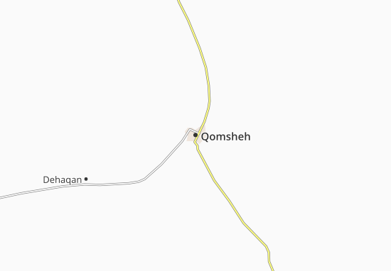 Kaart Plattegrond Qomsheh