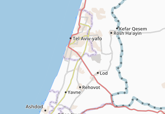 Kaart Plattegrond Mishmar Hashiv’A