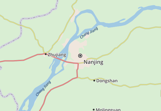 Mapa Nanjing