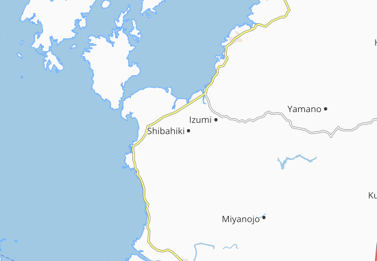 Kaart Plattegrond Shibahiki