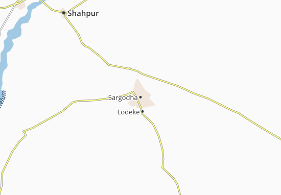 Kaart Plattegrond Sargodha
