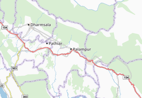 Mapa Palampur