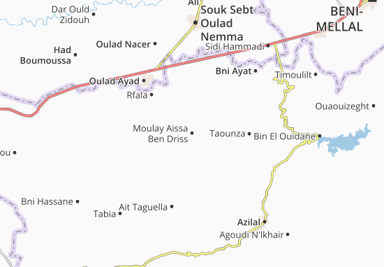 Moulay Aissa Ben Driss Map