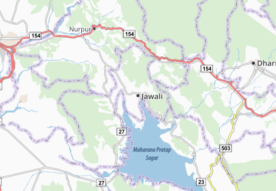 Karte Stadtplan Jawali