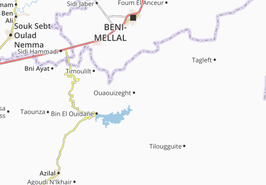 Mapa Ouaouizeght