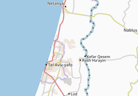 Mapas-Planos Hod Hasharon
