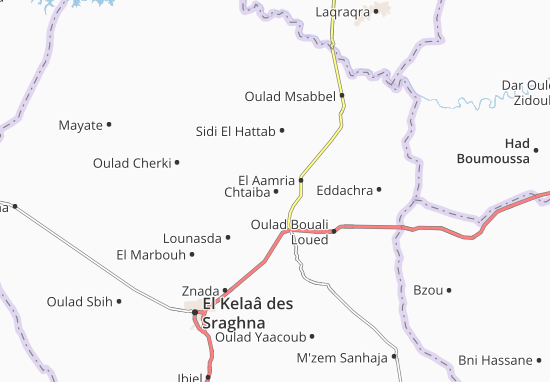 Kaart Plattegrond Chtaiba