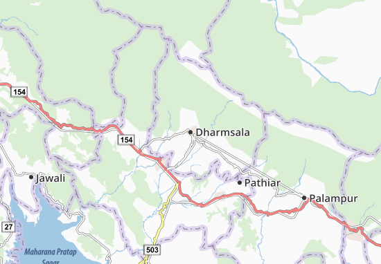 Karte Stadtplan Dharmsala