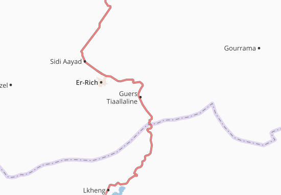 Guers Tiaallaline Map