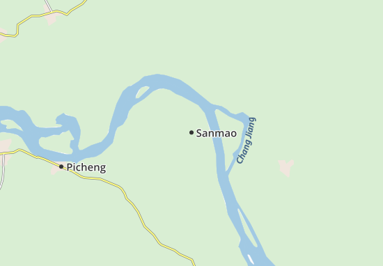 Karte Stadtplan Sanmao
