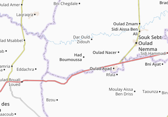 Karte Stadtplan Had Boumoussa