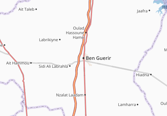 Mapa Ben Guerir