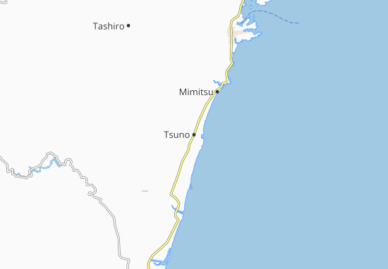 Karte Stadtplan Tsuno