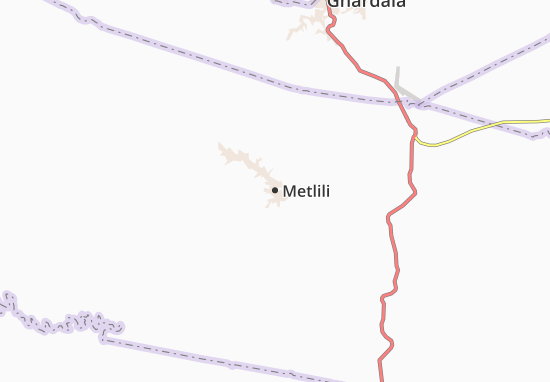 Mapa Metlili