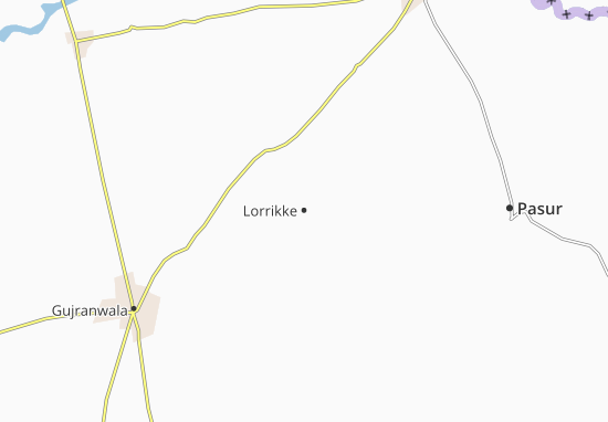 Mapa Lorrikke