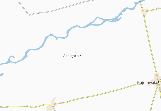 Karte Stadtplan Akalgarh