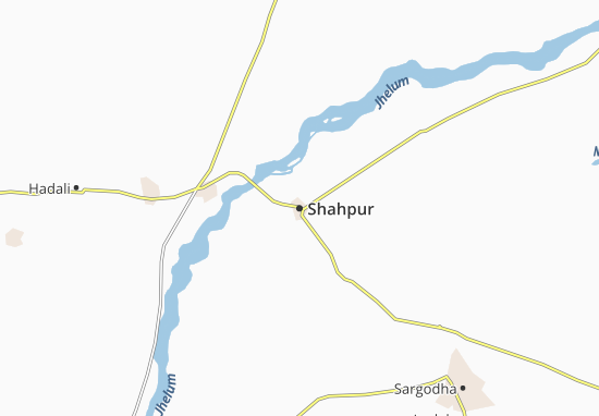 Karte Stadtplan Shahpur
