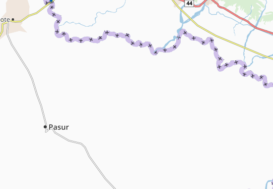Karte Stadtplan Zafarwal