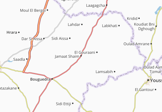 Karte Stadtplan Jamaat Shaim