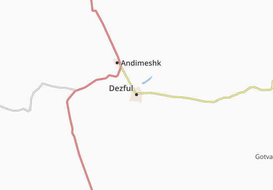 Karte Stadtplan Dezful