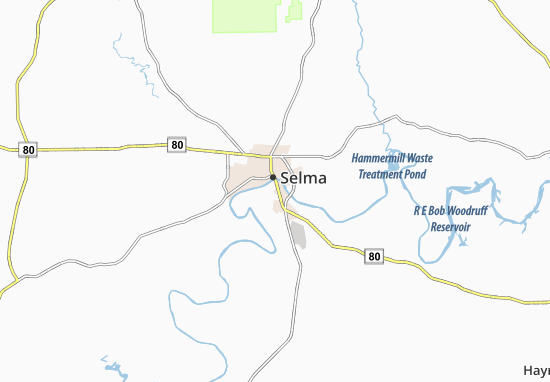 Mapa West Selmont