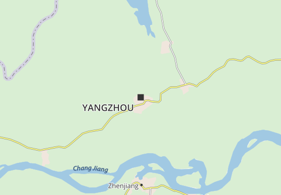 Kaart Plattegrond Yangzhou