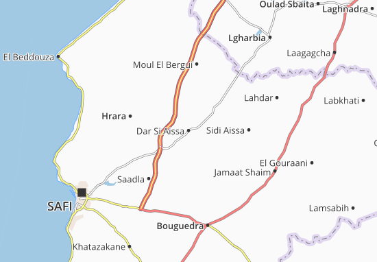 Karte Stadtplan Dar Si Aissa