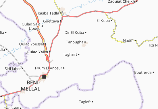 Taghzirt Map