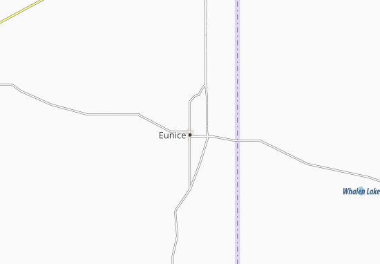 Kaart Plattegrond Eunice