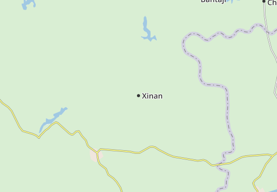 Karte Stadtplan Xinan