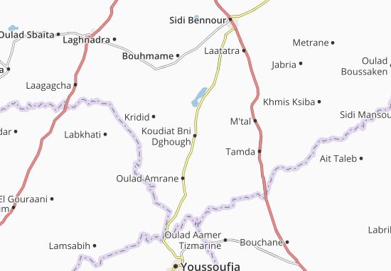 Mapa Koudiat Bni Dghough