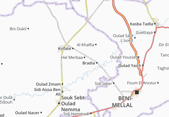 Karte Stadtplan Hel Merbaa