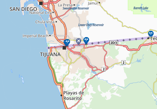 película carga tal vez Mapa MICHELIN Los Ángeles - plano Los Ángeles - ViaMichelin