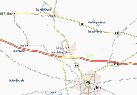 Lindale Map