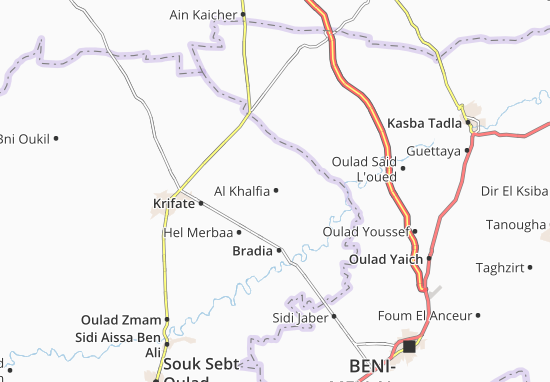 Al Khalfia Map