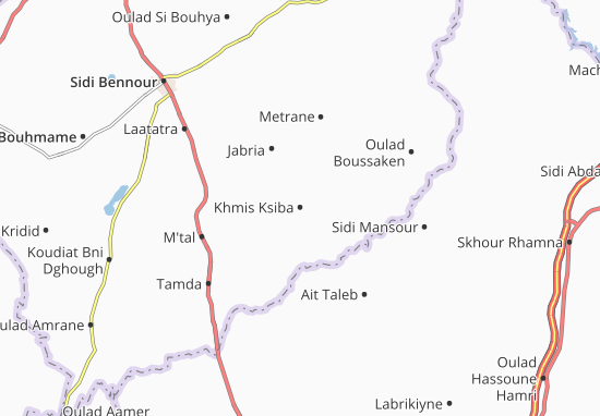 Khmis Ksiba Map