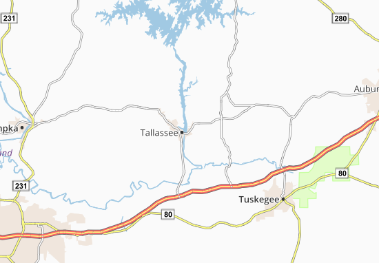 Tallassee Map