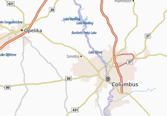 Smiths Station Map