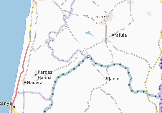 Mapa Zalafa