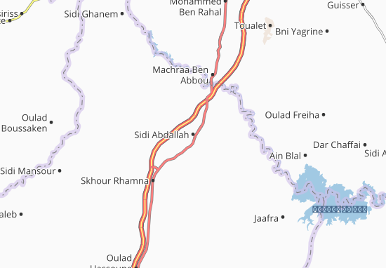 Carte-Plan Sidi Abdallah