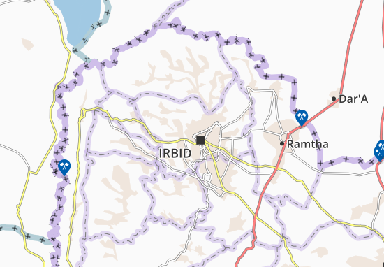 Irbid Qasabah Map