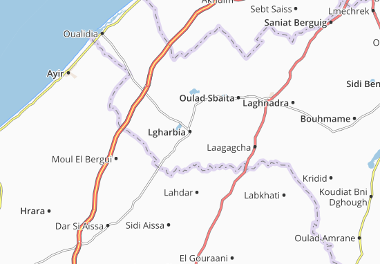 Kaart Plattegrond Lgharbia