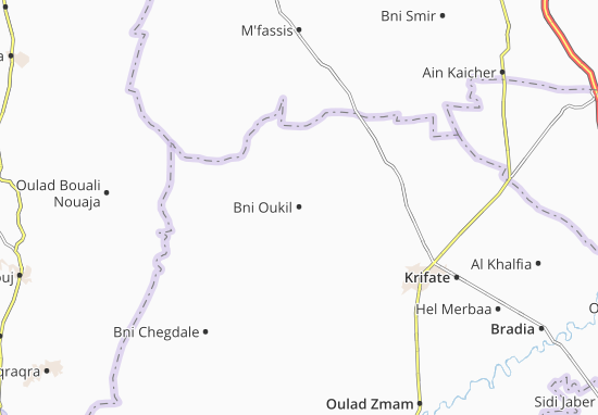Bni Oukil Map