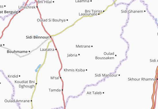 Mapa Jabria